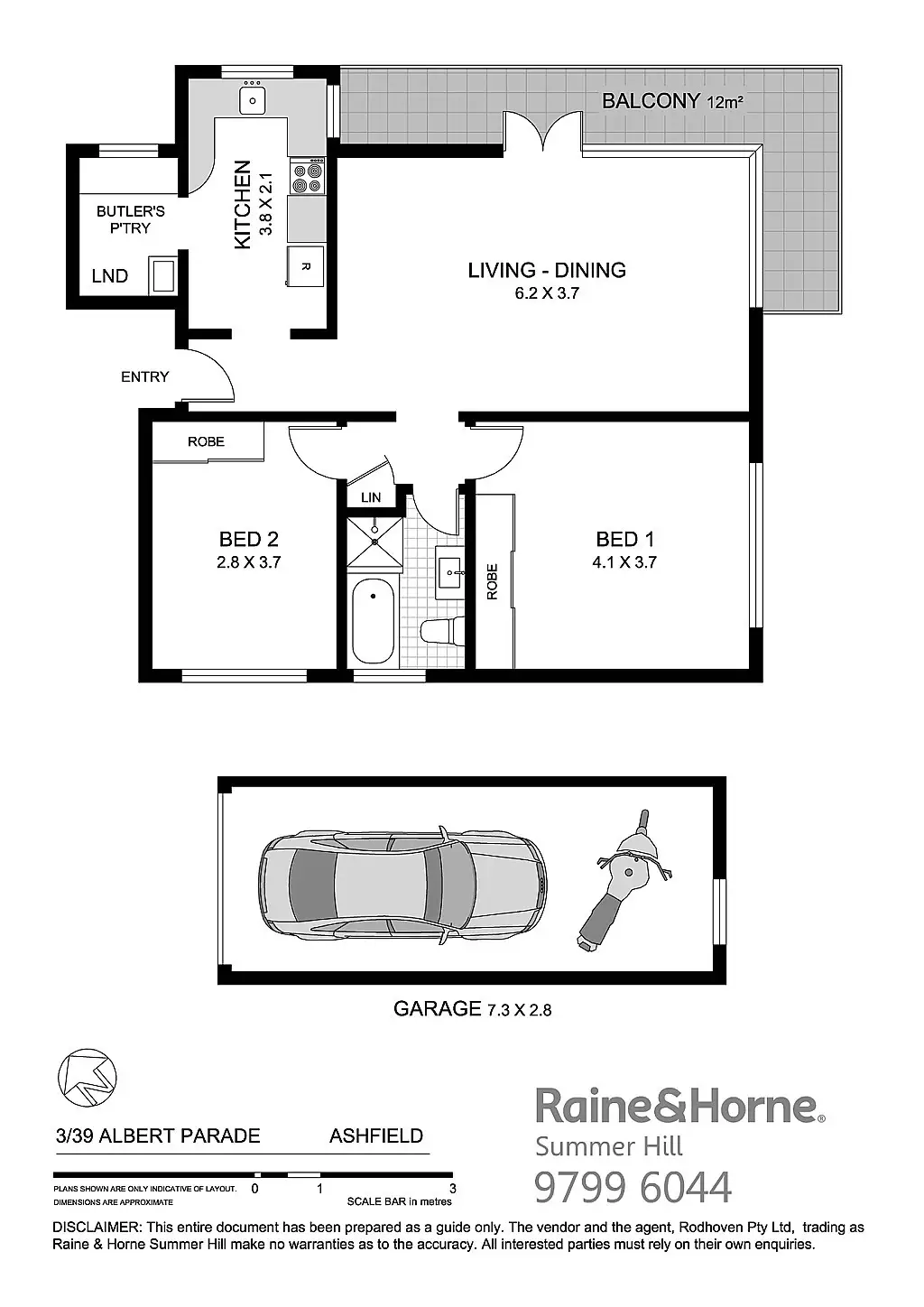 3/39 Albert Parade, Ashfield Leased by Hudson McHugh - image 1